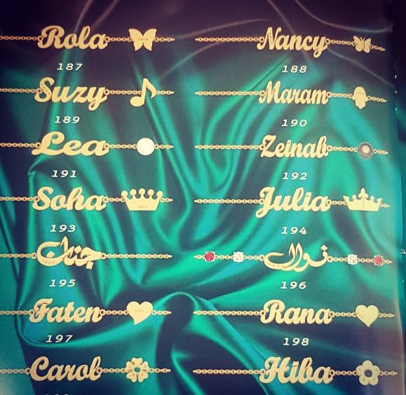 24K Gold Plated Personalized Jewelry