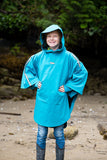 Ocean rain poncho