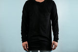 Long sleeved zip corner T-Shirt