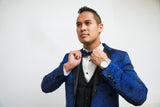 Formal Men's micro fiber Paisley Tuxedo